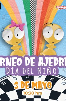 Torneo del Día del Niño en Terraza Urbana 3 de mayo 10:30 hrs